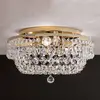 Image de Orion Plafonnier cristal SHERATA rond, or 35 cm