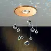 Image de Orion Lampe encastr. Feng Shui, éléments Swarovski dorés