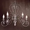 Image de Orion Lustre Alessia à 5 lampes en cristal chromé