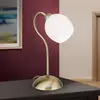 Image de Orion Lampe à poser Doma, laiton vieilli, hauteur 30 cm, verre