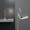 Image de Orion Lampe à poser LED Tobias, nickel mat