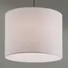 Image de Orion Suspension Artak avec abat-jour en tissu blanc