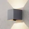 Image de Orion Applique d'extérieur LED Cube, anthracite, métal, 10 cm, up/down