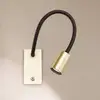 Image de Orion Applique LED Kurt laiton mat avec bras flex