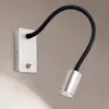Image de Orion Applique LED Kurt nickel mat avec bras flex