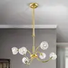 Image de Orion Suspension cristal de plomb Maderno, dorée, 51 cm
