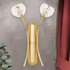 Image de Orion Applique cristal plomb Maderno, dorée, 2 lampes