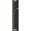 Image de Orion Lampadaire à éclairage indirect LED Cobra avec lampe de lecture LED