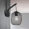 Image de Orion Applique Georgina avec abat-jour cage