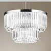 Image de Orion Suspension LED Prism, ronde, Ø 55 cm, chromée