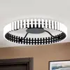 Image de Orion Plafonnier LED Mansion, noir et blanc Ø 63 cm