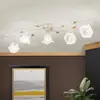 Image de Orion Plafonnier Sisi, à cinq lampes, ivoire-doré