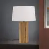 Image de Orion Lampe à poser Dallas pied en bois parallélépipède