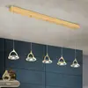 Image de Orion Suspension linéaire LED Moon, à 5 lampes, dorée
