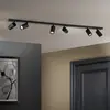 Image de Orion Spot pour plafond Sean à 6 lampes, noir