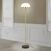 Image de Orion Lampe sur pied Sparta, noir/laiton, verre, marbre, 148 cm