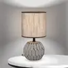 Image de Orion Lampe de table Pinia, marron, hauteur 27,5 cm, céramique/lin