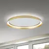 Image de Orion Plafonnier LED Manta, Ø 60 cm, doré, aluminium, up/down