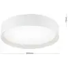 Image de Orion Plafonnier LED VARIO, Ø 40 cm, blanc, métal, CCT, à intensité variable