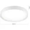 Image de Orion Plafonnier LED VARIO, Ø 60 cm, blanc, métal, CCT, à intensité variable
