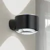 Image de Orion Applique d'extérieur LED Tatra, noir, Ø 10,2 cm, aluminium, up/down