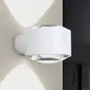 Image de Orion Applique d'extérieur LED Tatra, blanc, Ø 10,2 cm, aluminium, up/down