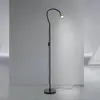 Image de Orion Lampe sur pied Dotty, couleur laiton, hauteur 145 cm, bras flexible, GU10
