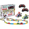 Image de Set de 2 karts radiocommandés - CARRERA RC - Mario  Kart Tabletop - Mario et Luigi - Circuit à construire - Dès 6 ans