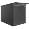 Image de Abri de jardin métal Biohort AvantGarde A3 gris foncé double porte surface totale 5.4 m²