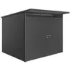 Image de Abri de jardin métal Biohort AvantGarde A6 gris foncé simple porte surface totale 6.76 m²