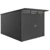 Image de Abri de jardin métal Biohort AvantGarde A8 gris foncé simple porte surface totale 9.88 m²