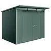Image de Abri de jardin métal Biohort AvantGarde A5 gris quartz double porte surface totale 5.72 m²