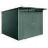 Image de Abri de jardin métal Biohort AvantGarde A7 gris quartz double porte surface totale 7.8 m²