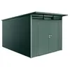 Image de Abri de jardin métal Biohort AvantGarde A8 gris quartz double porte surface totale 9.88 m²