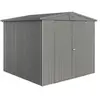 Image de Abri de jardin métal Biohort Europa T4 gris quartz surface totale 5.56 m²