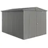 Image de Abri de jardin métal Biohort Europa T6 gris quartz surface totale 7.32 m²