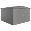 Image de Abri de jardin métal Biohort Europa T7 gris quartz surface totale 9.48 m²