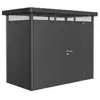 Image de Abri de jardin métal Biohort HighLine H1 gris foncé simple porte surface totale 4.26 m²