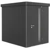 Image de Abri de jardin simple porte Biohort Neo 2A en métal coloris gris foncé métallique ép.0,53 mm surface extérieure 3,6 m²