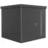 Image de Abri de jardin simple porte Biohort Neo 2B en métal coloris gris foncé métallique ép.0,53 mm surface extérieure 4,8 m²