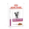 Image de Royal Canin Veterinary Renal Beef | 12 x 85 g | Aliment complet diététique pour chats adultes | Pour le soutien des problèmes rénaux | En sachet fraîcheur | Boeuf savoureux