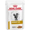 Image de Royal Canin Veterinary Urinary S/O | Pack de 4 | 4 x 12 x 85 g | Aliment Complet diététique pour Chats | pour la Dissolution des calculs de Struvite | Valeur RSS Basse | Bouchées en Sauce