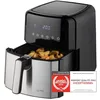 Image de TZS First Austria Friteuse à air chaud 5 L | Panier carré en inox anti-adhésif | Airfryer | 80-200°C | digital | 8 programmes | 1700W | Minuteur 60 minutes