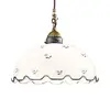 Image de austrolux Suspension Nonna à fleurs Ø 30 cm à 1 lampe verte