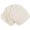 Image de Lot de 6 tampons cosmétiques lavables en coton bio naturel