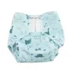 Image de Popollini PopoWrap Dino Pantalon de survêtement respirant avec fermeture Scratch avec protection anti-fuite (XL - 14 + kg)