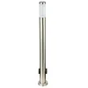 Image de Lampadaire élégant 2 prises luminaire inox IP44 éclairage jardin terrasse éxtérieur