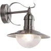 Image de Lampe extérieure acier affiné, polycarbonate, clair IP44, LxH:280x270, excl. 1xE27 60W 230V
