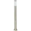 Image de Globo Lampadaire acier inoxydable DEL luminaire sur pied lampe LED jardin terrasse éclairage