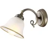 Image de Mur lampe salon éclairage verre satiné laiton antique lampe antique planche style Globo 60208W